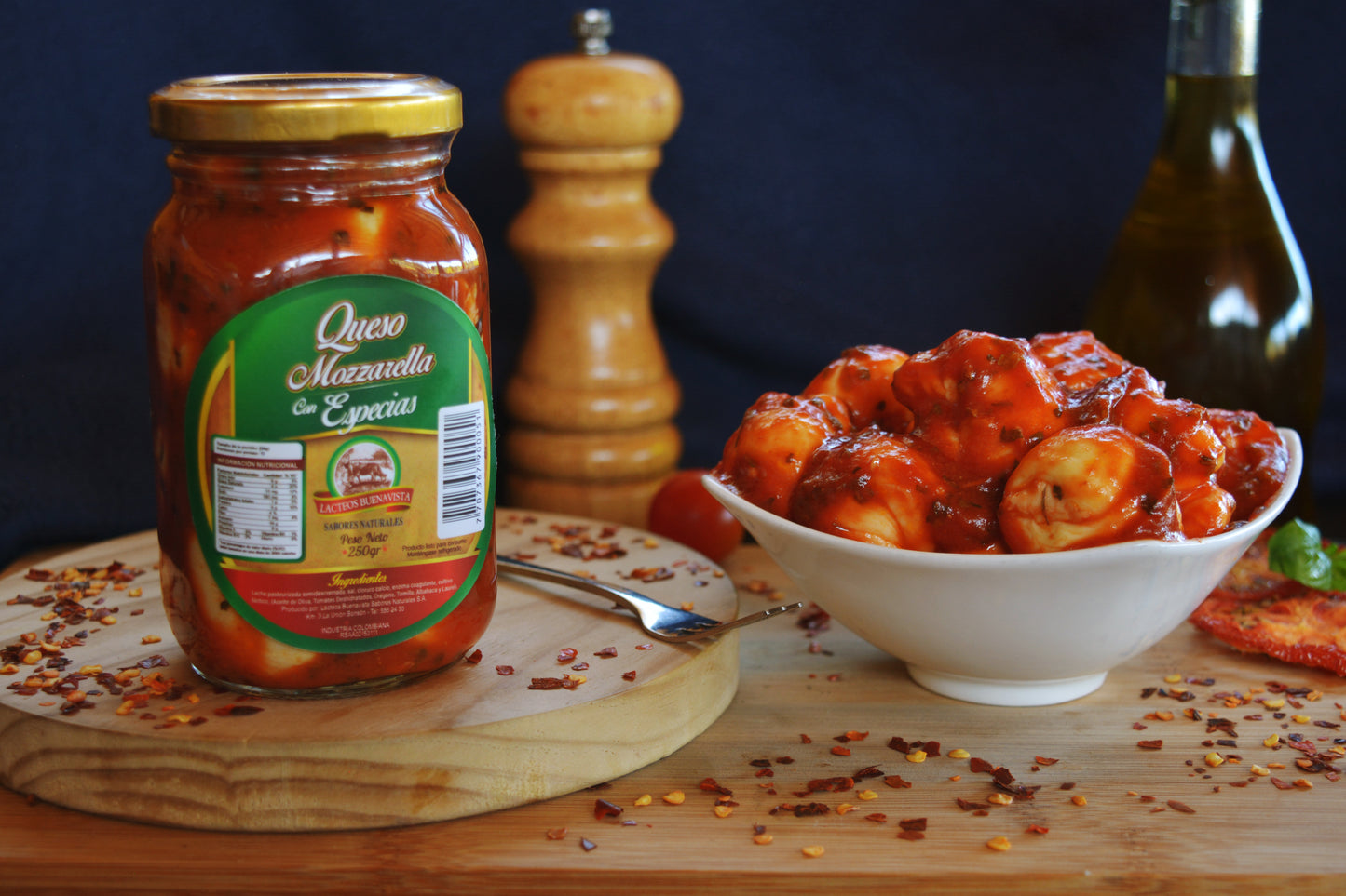 Queso Mozzarella con Especias