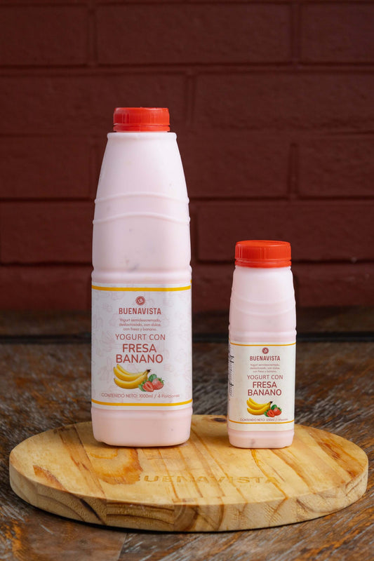 Yogurt con Fresa-Banano