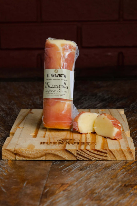 Queso Mozzarella con Jamón Serrano