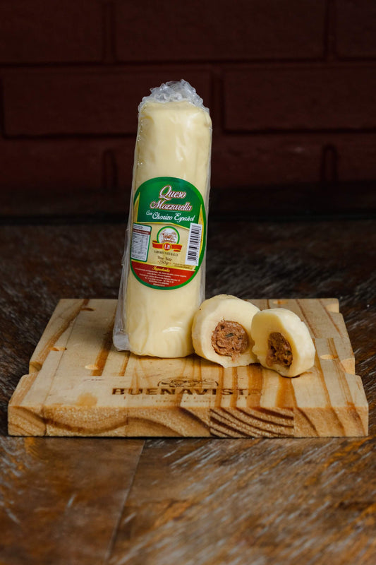 Queso Mozzarella con Chorizo Español